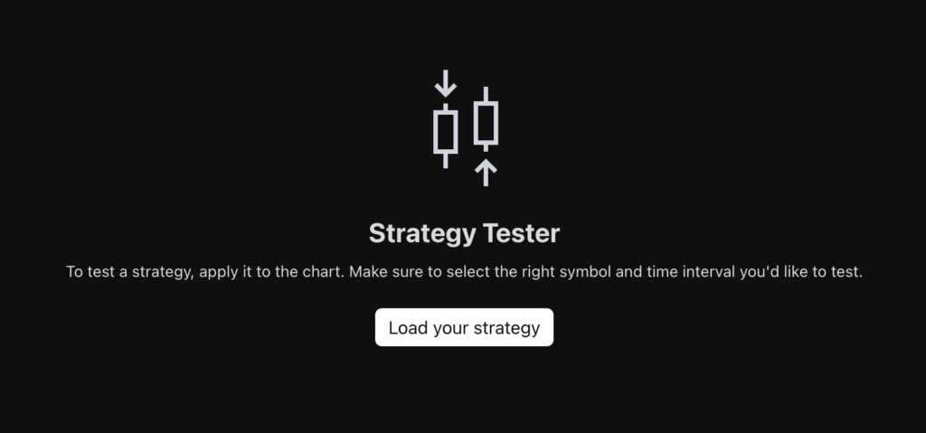 TradingView Strategy Backtesting